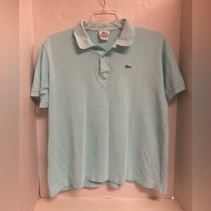 Lacoste Men's Sky Blue Polo Shirt Size L